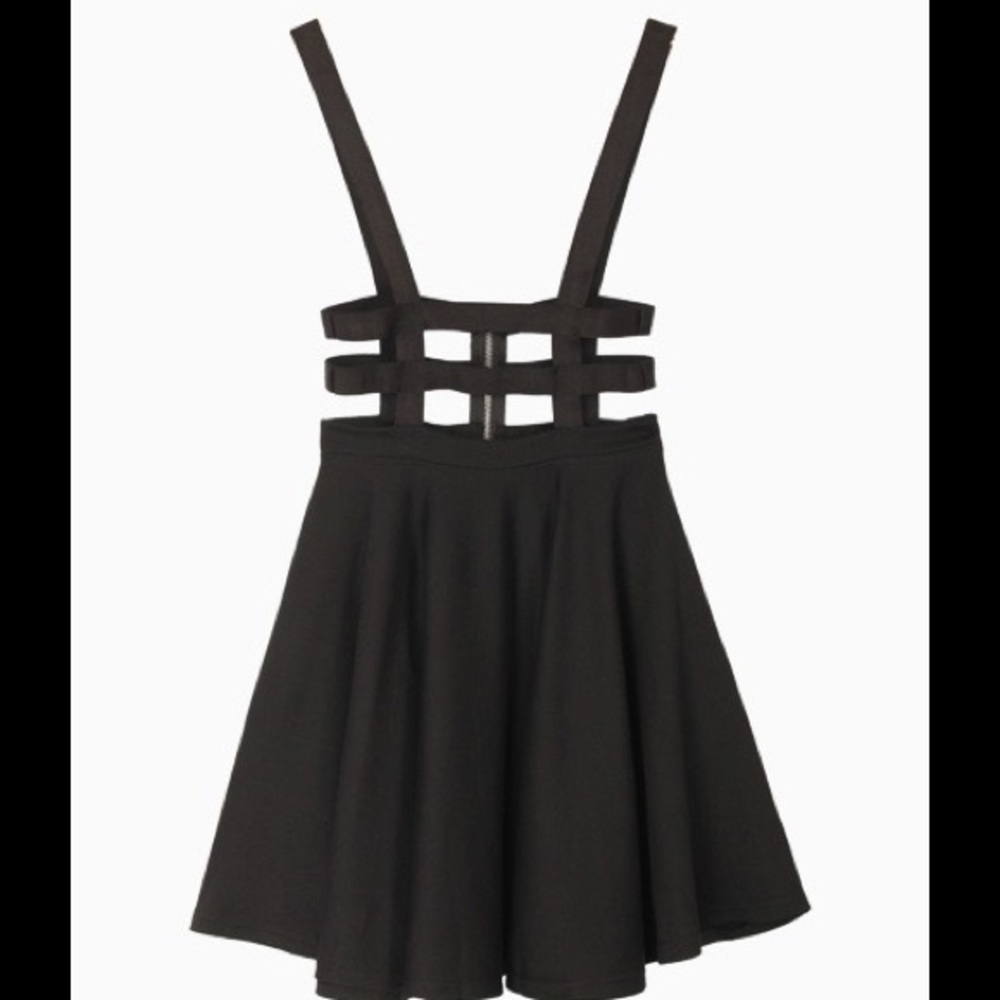 Black Suspender Skirt size SM